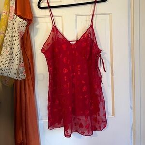 Secret Treasures Red Heart slip